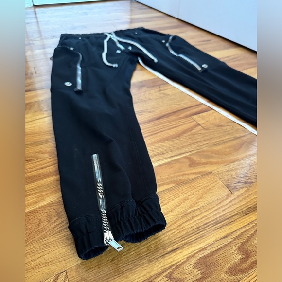 NEW F/W21 GETHSEMANE • NWT RICK OWENS Black Bauhaus Zip Detail Cargo Pants IT 46 - Picture 7 of 17